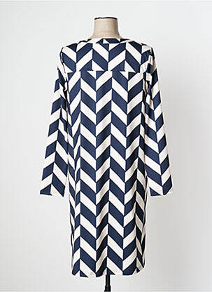 Rochie midi mâneci lungi mâneci lungi albastru STREET ONE femeie