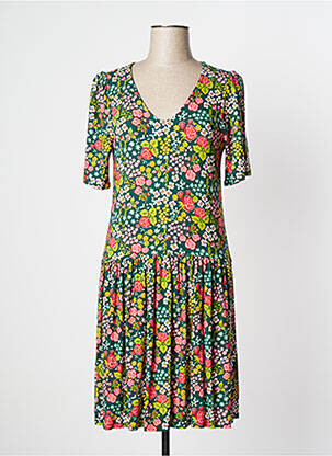 Rochie midi verde BLUTSGESCHWISTER femeie