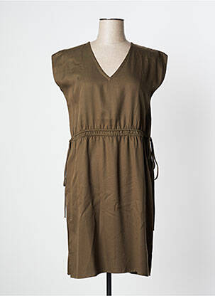 Rochie midi mâneci lungi mâneci lungi verde LES TROPEZIENNES PAR M.BELARBI femeie
