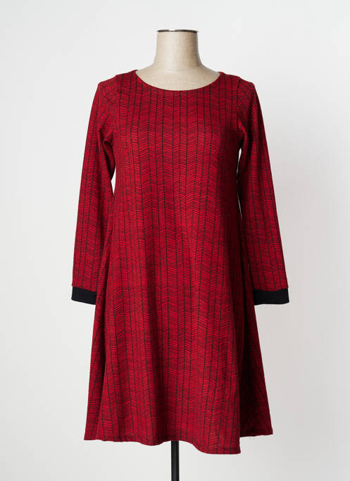 Rochie midi portocaliu LINGAM femeie