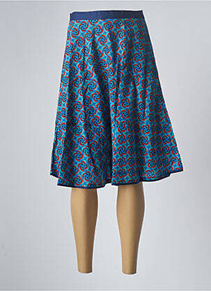 Fustă midi albastru LALITA femeie