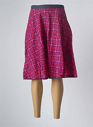 Fustă midi roz LALITA femeie