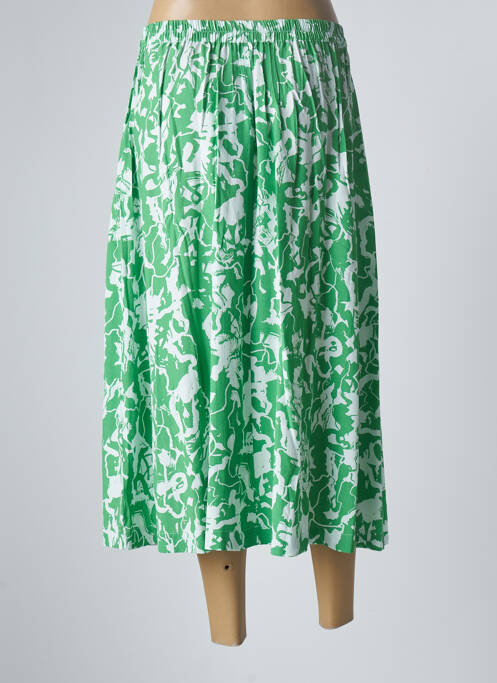 Fustă midi verde ICHI femeie