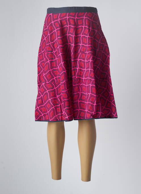 Fustă midi roz LALITA femeie