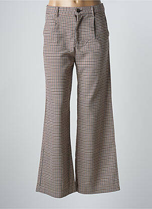 Pantalon evazat maro ICHI femeie