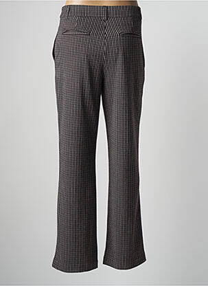 Pantalon drept talie cu cleme mărime normală negru ICHI femeie