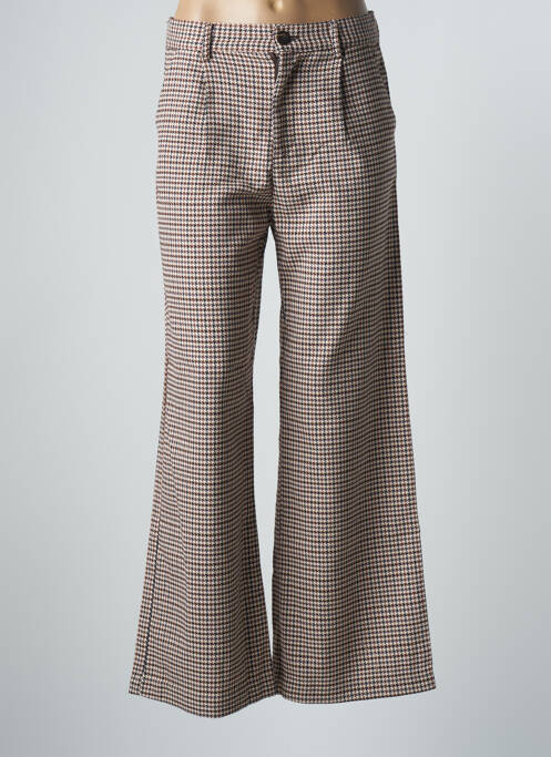 Pantalon evazat maro ICHI femeie