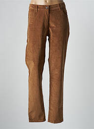 Pantalon slim elasticitate mărime normală maro AGATHE & LOUISE femeie