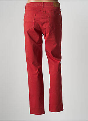 Pantalon slim țesătură poplin mărime normală roșu MAT DE MISAINE femeie