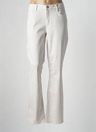 Pantalon chino țesătură poplin mărime normală bej STREET ONE femeie