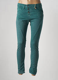 Pantalon slim țesătură poplin mărime normală roșu PLEASE femeie