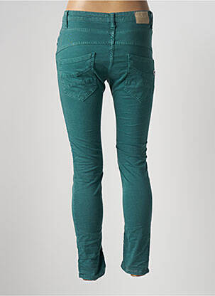 Pantalon slim țesătură poplin mărime normală roșu PLEASE femeie