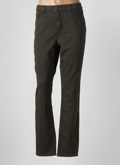 Pantalon chino verde GEISHA femeie