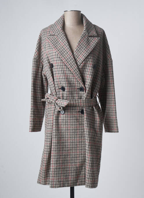 Palton lung bej TIMEOUT femeie