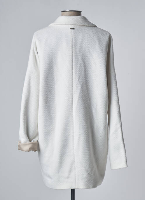 Palton lung alb TIMEOUT femeie