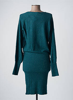 Rochie midi mâneci lungi mâneci lungi verde CAMAIEU femeie