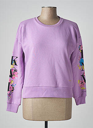 Hanorac elasticitate mâneci lungi violet KENVELO femeie