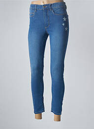 Blugi skinny elasticitate talie joasă albastru STOOKER femme