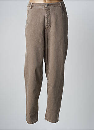 Blugi cu croială slim maro STOOKER femeie