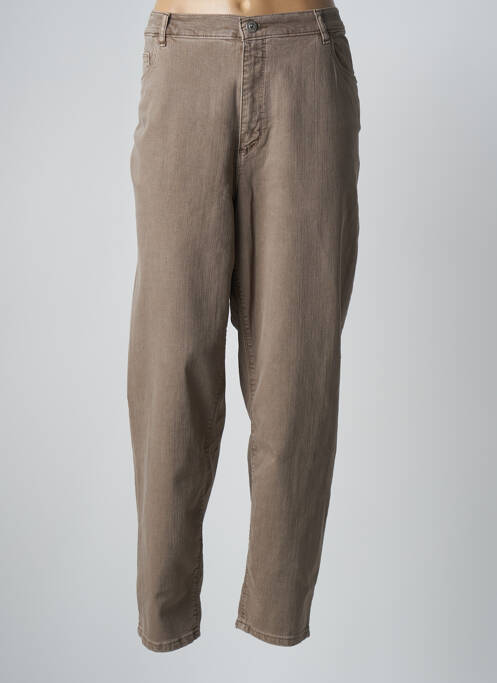 Blugi cu croială slim maro STOOKER femeie