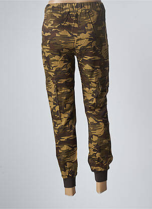 Pantalon cargo țesătură poplin mărime normală verde HEAVEN MAY femeie
