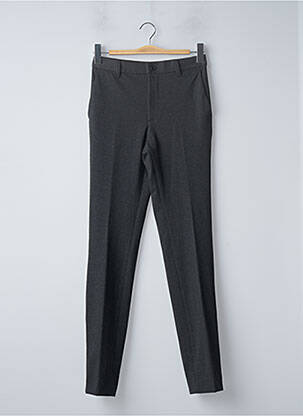 Pantalon chino țesătură melanj mărime normală gri NEXT bărbat