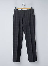 Pantalon chino imprimeu imprimeu prinț de wales mărime normală gri NETOS homme