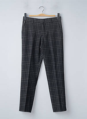 Pantalon chino țesătură melanj mărime normală gri NEXT bărbat