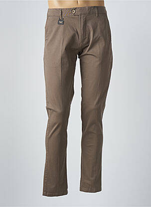 Pantalon chino maro DAN JOHN bărbat