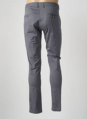 Pantalon chino țesătură poplin mărime normală gri DAN JOHN bărbat