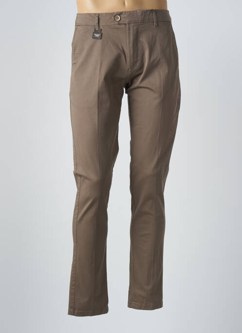 Pantalon chino maro DAN JOHN bărbat