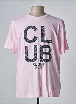 Tricou roz RUCKFIELD bărbat