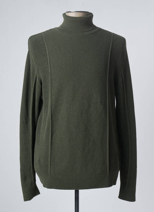 Pulover cu guler înalt verde G STAR bărbat