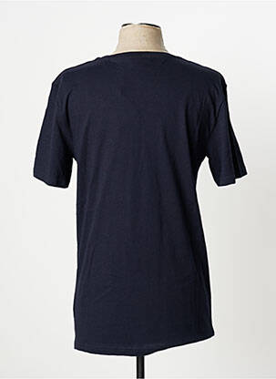 Tricou croială cambrată mâneci scurte albastru RUCKFIELD bărbat