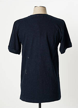 Tricou broderie mâneci scurte albastru RUCKFIELD bărbat