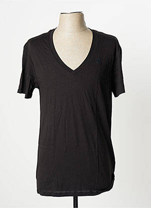 Tricou croială cambrată mâneci scurte negru G STAR bărbat