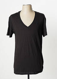 Tricou croială cambrată mâneci scurte negru G STAR bărbat