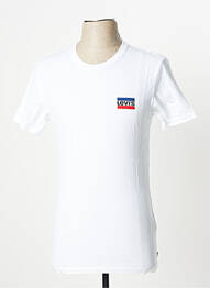 Tricou țesătură jersey mâneci scurte alb LEVI'S bărbat