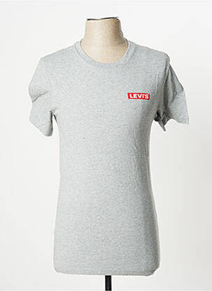 Tricou țesătură melanj mâneci scurte gri LEVI'S bărbat