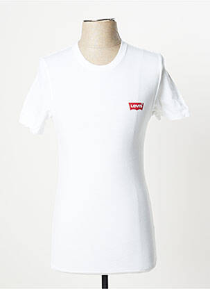 Tricou croială cambrată mâneci scurte alb LEVI'S bărbat