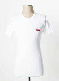 Tricou croială cambrată mâneci scurte alb LEVI'S bărbat