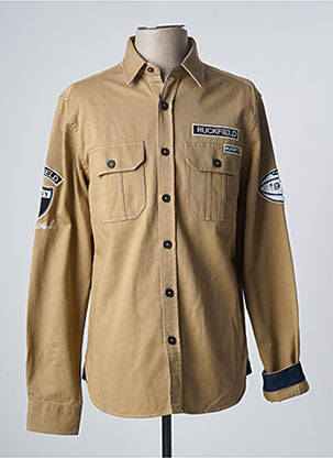 Cămașă cu mâneci lungi bej RUCKFIELD bărbat