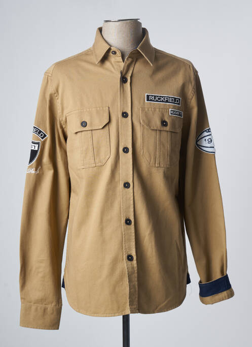 Cămașă cu mâneci lungi bej RUCKFIELD bărbat