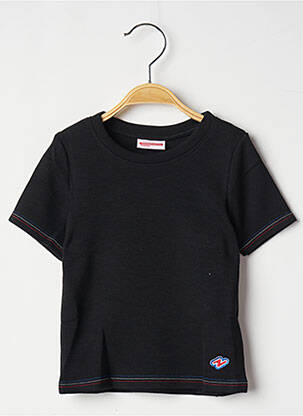 Tricou elasticitate mâneci scurte negru DAMART copil