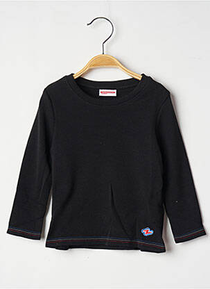 Tricou mâneci lungi mâneci lungi negru DAMART copil