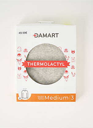 Tricou gri DAMART copil