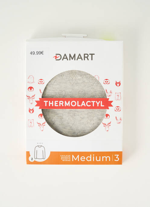 Tricou gri DAMART copil