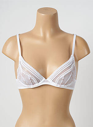 Lenjerie maternitate efect material satinat alb M&S COLLECTION femeie