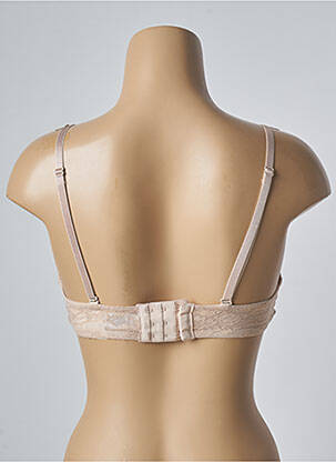 Sutien efect material satinat top sutien modelat culoare piersică MARKS AND SPENCER femeie