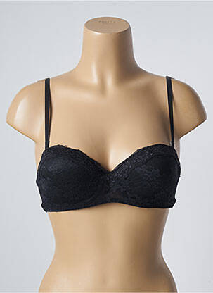 Sutien efect material satinat top sutien modelat negru MARKS AND SPENCER femeie